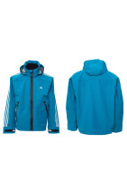 Куртка укороченная мужская лазурь с капюшоном ADIDAS Gore-tex