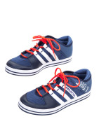 Кроссовки ADIDAS, с логотипом RAVENOL, цвет темно-синий.