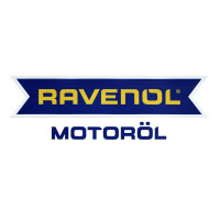 Наклейка RAVENOL Motoroel цвет.желтый/синий с обводкой 600х180 мм